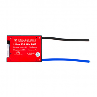 картинка BMS плата Li-ion 48V 13S Dis 40A Ch 30A от интернет магазина Radiovip