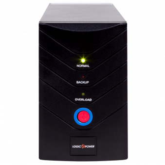 картинка ИБП LogicPower 850VA, 2 евророзетки, 5 ступ. AVR, 8.5Ач12В, металличес от интернет магазина Radiovip