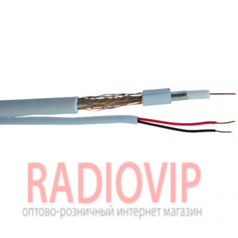 картинка Кабель 3C2V(0,5Сu/32x0,12CCA)+ 2x0,51Cu, диам.-5,0+2,5мм, белый, 100м от интернет магазина Radiovip
