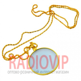 картинка Лупа кулон 6х увеличение диаметр 42мм Magnifier 12092 от интернет магазина Radiovip