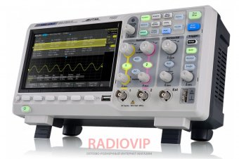 картинка Цифровой осциллограф Siglent SDS1202X-E, 200 МГц, 1ГВ/с, 2 канала от интернет магазина Radiovip