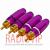 картинка Штекер RCA проф.gold PROSOUND диам.-6,5мм.,фиолетовый от интернет магазина Radiovip