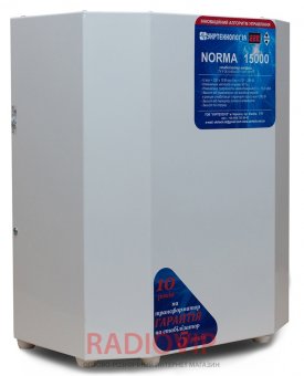 картинка Стабилизатор NORMA 15 кВА от интернет магазина Radiovip