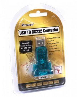 картинка Переходник Viewcon VE066 USB1.1-COM(9pin) от интернет магазина Radiovip