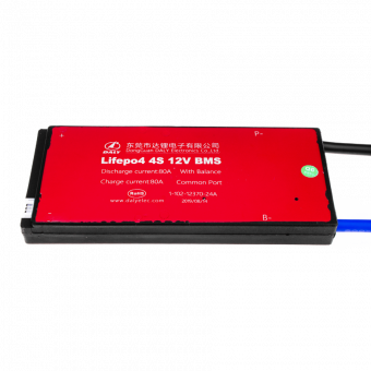картинка BMS плата Lifepo4 12V 4S 80A симметрия от интернет магазина Radiovip