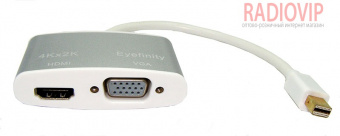 картинка Конвертор MiniDisplayPort в VGA и HDMI от интернет магазина Radiovip