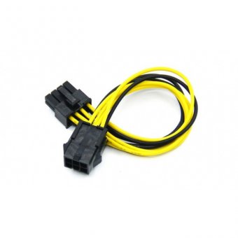 картинка Переходник 6 pin - 8 pin для видеокарты от интернет магазина Radiovip