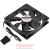 картинка Вентилятор LP F12NBD, 120MM, 3pin + 4pin (Molex питание), black от интернет магазина Radiovip