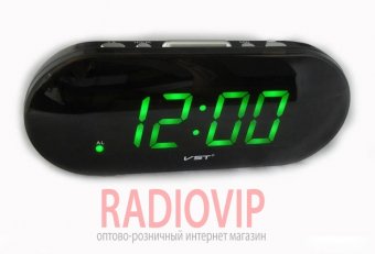Часы сетевые 717-4 салатовые