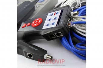 картинка NF-8601 тестер длины кабеля, трассировка, PING и POE - тест от интернет магазина Radiovip