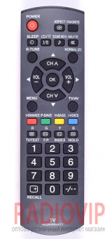 картинка Пульт Panasonic  TV N2QAHB000073 как ориг от интернет магазина Radiovip