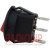 картинка Переключатель круглый RS-101-8C ON-OFF-ON, 3pin, 12V, 20А, красный от интернет магазина Radiovip