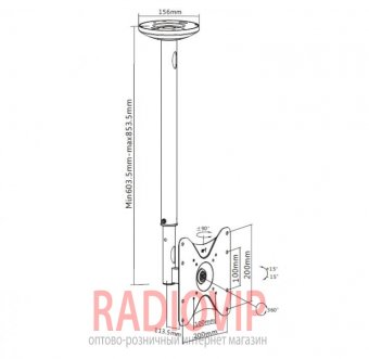 картинка Кронштейн для ТВ CELB 223 RB от интернет магазина Radiovip