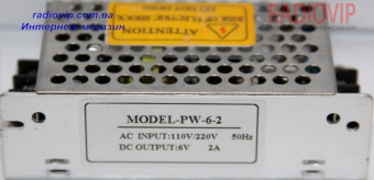 картинка Блок питания AC:90/264V, DC: 6V2A12W от интернет магазина Radiovip