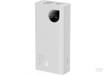картинка Power Bank 20000 mAh 30W — Baseus (PPAD050) Adaman2 Digital Display Fast Charge（With Simple Series Charging Cable USB to Type-C 3A 0.3m Black） от интернет магазина Radiovip