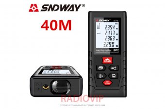 картинка SW-T4S лазерная рулетка, от 0,05 до 40 м от интернет магазина Radiovip