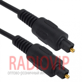 картинка Шнур оптич.(toslink-toslink plug), диам.-4мм, 1,5м от интернет магазина Radiovip
