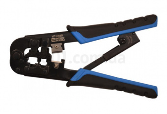 картинка Инструмент HT-568R с храповиком для обжимки RJ-45 (8P8C) и RJ-12/11 (6P6C) от интернет магазина Radiovip