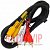 картинка Шнур соедин. 3RCA х 3RCA, диам.-3+6+3мм, 1,2м. от интернет магазина Radiovip