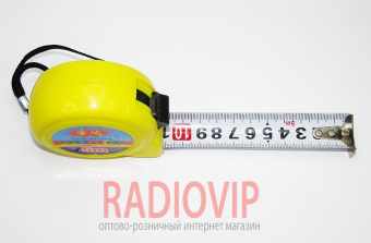 картинка Рулетка стальная,5м,Q12 от интернет магазина Radiovip