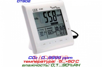 картинка DT802 газоанализатор CO2 от интернет магазина Radiovip