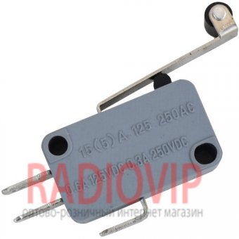 картинка Микропереключатель с роликом MSW-03 ON-(ON), 3pin, 10A, 125/250VAC от интернет магазина Radiovip