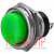 картинка Кнопка большая PBS-26B без фиксации OFF-(ON), 2pin, 2А 250V, зелёная от интернет магазина Radiovip