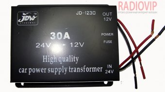 картинка Инвертор 24V в 12V 30A от интернет магазина Radiovip