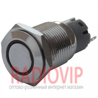 картинка Кнопка пит.больш.кругл.метал.б\ф  OFF-(ON) 4A 125V от интернет магазина Radiovip
