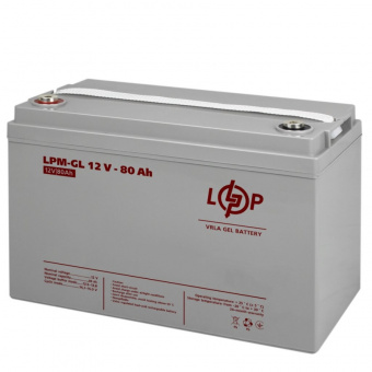 картинка Аккумулятор гелевый LPM-GL 12V - 80 Ah от интернет магазина Radiovip