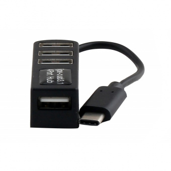картинка Хаб Type-C P3101 алюминиевый, 4 порта USB 3.0 от интернет магазина Radiovip