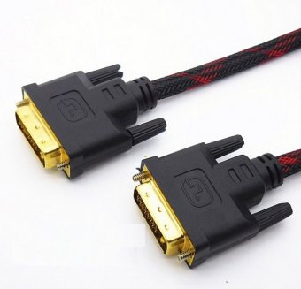 картинка Шнур шт. DVI(24+1) -шт. DVI(24+1), 3м. с ферритами от интернет магазина Radiovip