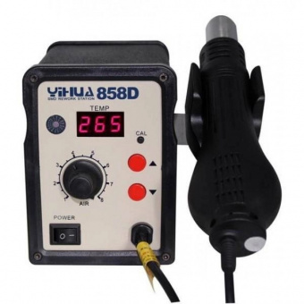 картинка Термовоздушная паяльная станция YIHUA 858D, с дисплеем от интернет магазина Radiovip