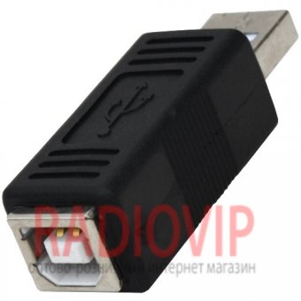 картинка Переходник USB шт.А- гн.В от интернет магазина Radiovip