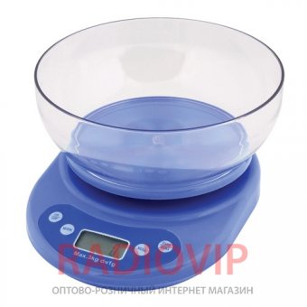 картинка Весы кухонные 166A, 5кг (1,0г) от интернет магазина Radiovip