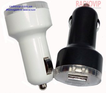 картинка Автомобильное зарядное устройсво на 2 usb от интернет магазина Radiovip