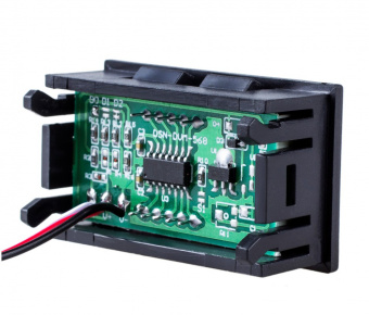 картинка Вольтметр D-SUN DC 4,5-120 В (красные цифры) от интернет магазина Radiovip