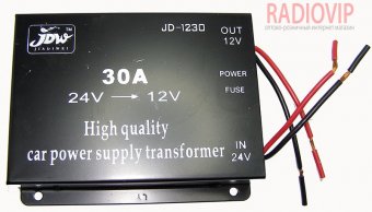 картинка Инвертор 24V в 12V 30A от интернет магазина Radiovip