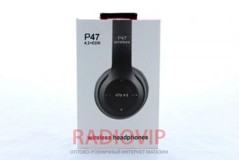 картинка Наушники беспроводные bluetooth / microSD / Mp3 MDR P47 BT от интернет магазина Radiovip