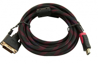 картинка Кабель HDMI-DVI 5m от интернет магазина Radiovip