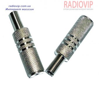 картинка Гнездо 3,5 стерео, корпус  металл., кабельное от интернет магазина Radiovip