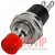 картинка Кнопка малая PBS-10B-2 без фиксации OFF-(ON), 2pin, 1А 250V, красная от интернет магазина Radiovip