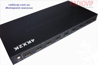 картинка Сплитер HDMI (1гн. HDMI- 8гн. HDMI) Full Version 1.4 HD-SP108N от интернет магазина Radiovip