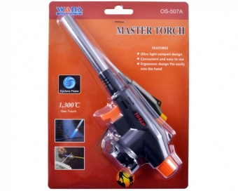 картинка Горелка для газового баллона с пьезоподжигом Master Torch OS-507A от интернет магазина Radiovip