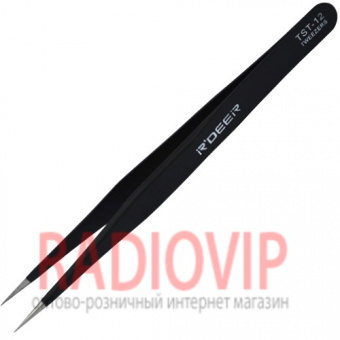 картинка Пинцет радиотехнический ESD, R'Deer TS-12 от интернет магазина Radiovip