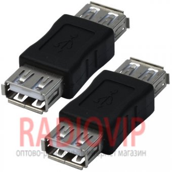картинка Переходник USB гн.А-гн.А от интернет магазина Radiovip