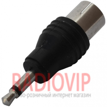 картинка Переходник шт.3,5 моно- гн.TV, корпус пластик от интернет магазина Radiovip