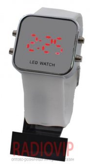 Часы наручные 1004 LED зеркало