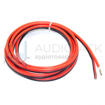 картинка Кабель силиконовый 16AWG, 2Cx1.5мм2, гибкий, красно-черный от интернет магазина Radiovip