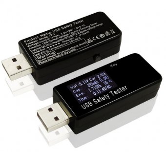 картинка USB тестер J7-t тока,напряжения,мощности и заряда от интернет магазина Radiovip